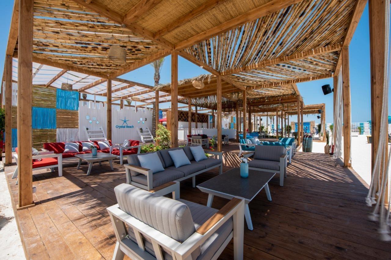 Crystal Inn Hotel - Alamein (Adults Only) El Alamein Esterno foto The beach club at the resort