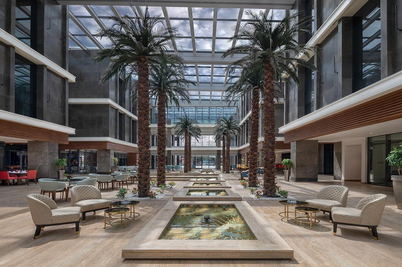 Crystal Inn Hotel - Alamein (Adults Only) El Alamein Esterno foto The lobby of the hotel