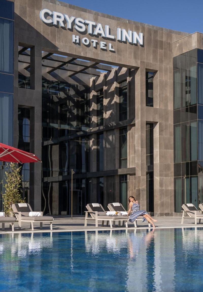 Crystal Inn Hotel - Alamein (Adults Only) El Alamein Esterno foto The hotel's pool